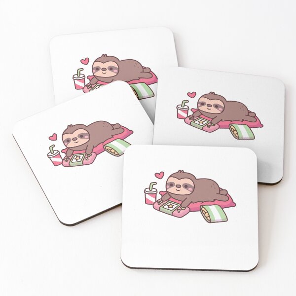 Item preview, Cute Little Sloth Playing Video Games designed and sold by Felixnouer.