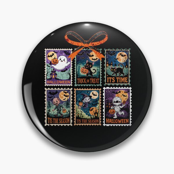 Item preview, halloween postage stamp look designed and sold by Geno59l.