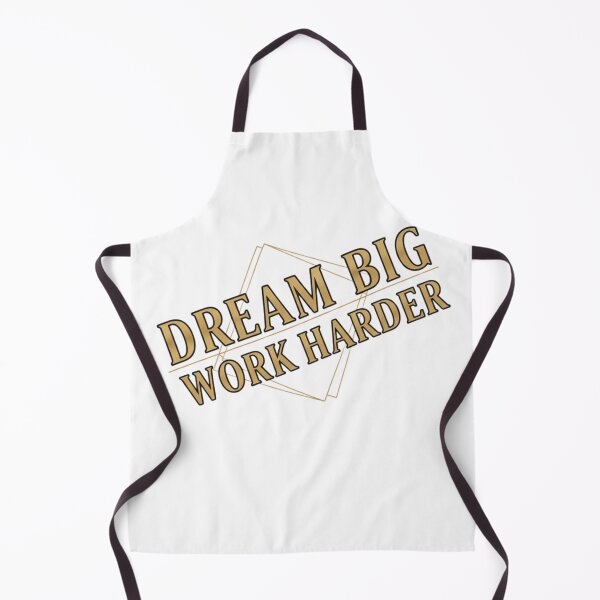 Artikelvorschau, Aufkleber „Dream Big Work Harder“ – Zitat zur mutigen Erfolgsmentalität entworfen und verkauft von Happyfreedom.