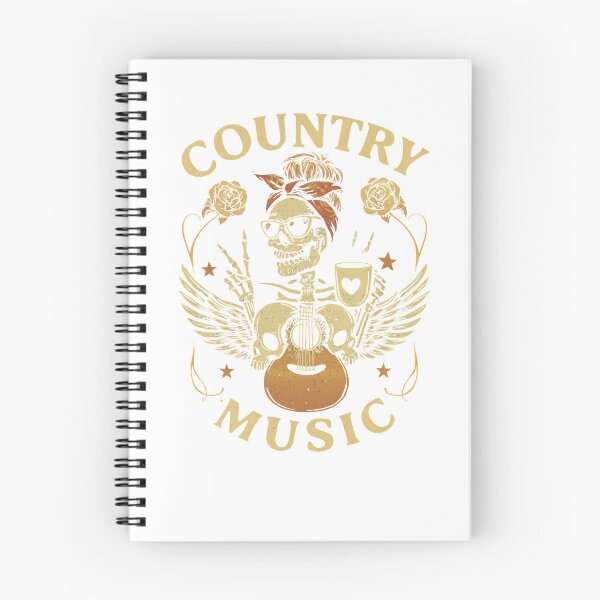 Item preview, Country Music Skeleton – Winged Guitar Tee – Skeleton Caffeine Coffee Queen Design – Halloween Classic T-Shirt designed and sold by inkfluenceart.