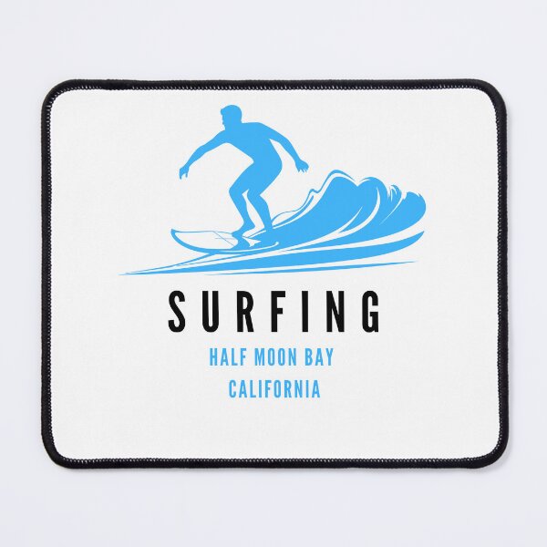 Item preview, Surfing Half Moon Bay California designed and sold by HalfMoonBayShop.