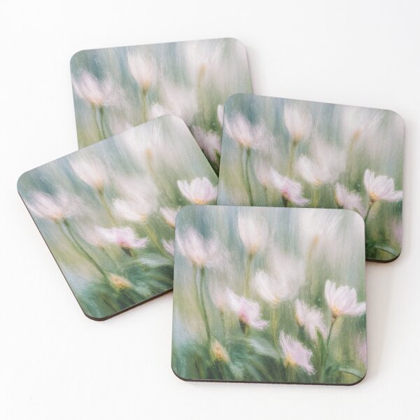 Item preview, Blossoms in the Rain – Impressionist Floral Scene designed and sold by natthaaekf.
