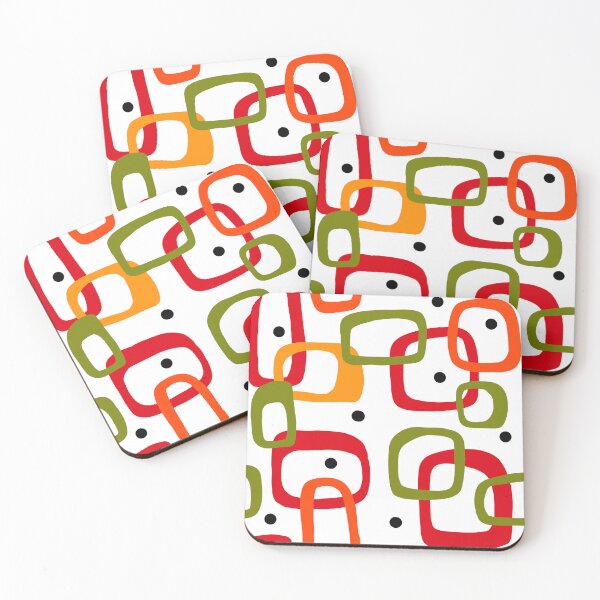 Item preview, Abstract Colorful Square Shapes Pattern With Dots For Modern Graphic Design And Decor designed and sold by Rue Market.