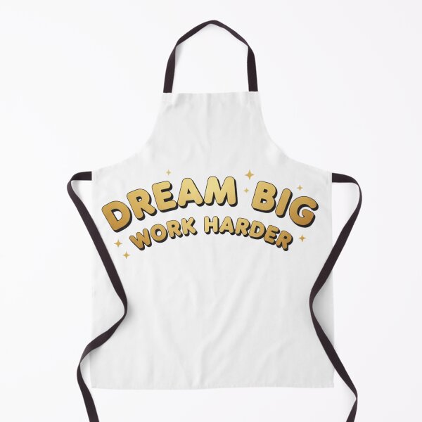 Artikelvorschau, Aufkleber „Dream Big Work Harder“ – Zitat zur mutigen Erfolgsmentalität entworfen und verkauft von Happyfreedom.