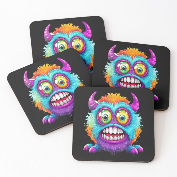 Item preview, Gaba funny colorful creatures designed and sold by TheColourBank.