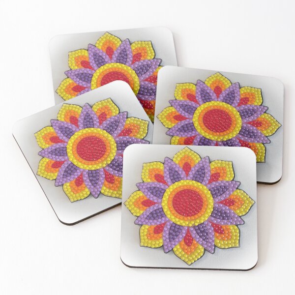 Item preview, "Diamond" Painting Coaster designed and sold by Alla Gill.