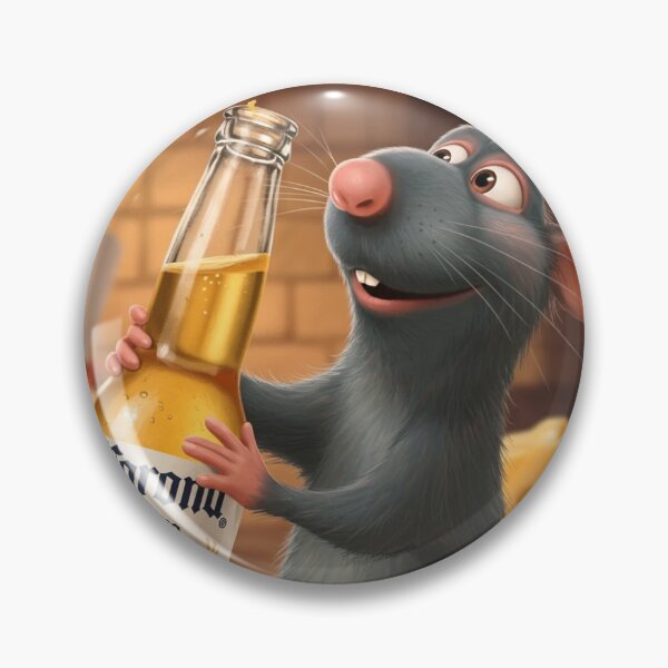 Item preview, Remy’s Happy Hour – Rat with a Corona designed and sold by MakeMood Studio.