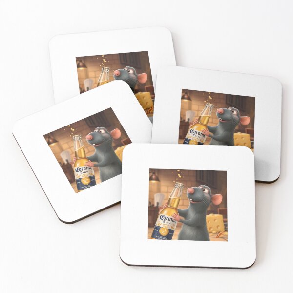 Item preview, Remy’s Happy Hour – Rat with a Corona designed and sold by MakeMood Studio.
