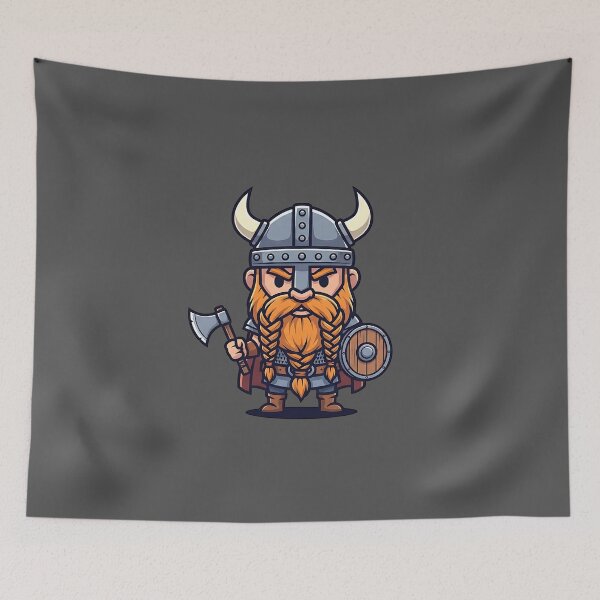 Item preview, Fierce Chibi Viking | Little Norse Warrior designed and sold by Oni & Ocha.