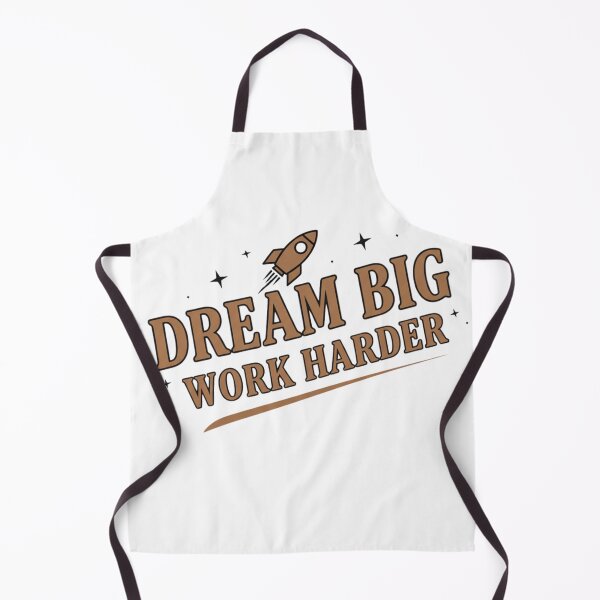 Artikelvorschau, Aufkleber „Dream Big Work Harder“ – Zitat zur mutigen Erfolgsmentalität entworfen und verkauft von Happyfreedom.