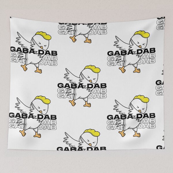 Item preview, Gaba Dab Cute Funny Chicken designed and sold by TheColourBank.