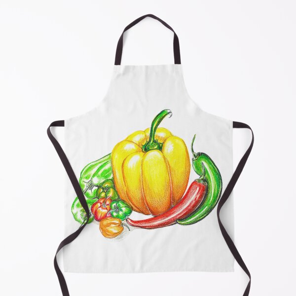 Item preview, Rainbow Harvest Bell Peppers designed and sold by CosmicNectarArt.