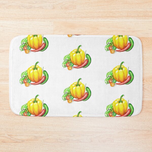 Item preview, Rainbow Harvest Bell Peppers designed and sold by CosmicNectarArt.