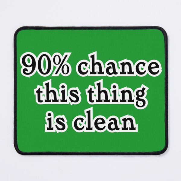 Item preview, 90% chance this shirt/thing/person is clean, green background designed and sold by mntimg.