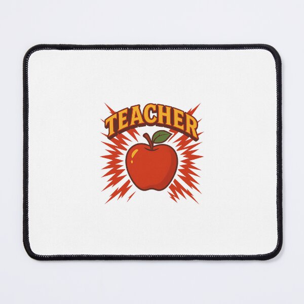 Item preview, Flash Style Teacher Apple – Bold Retro Comic Design designed and sold by ClassroomInk.