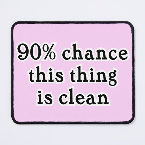 Item preview, 90% chance this shirt/thing/person is clean, pink background designed and sold by mntimg.