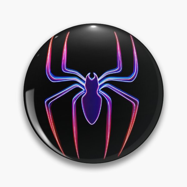 Item preview, Neon Spider Symbol Glowing Web Art designed and sold by bAIryBarn.