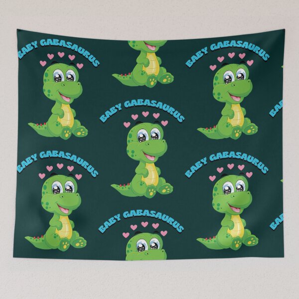 Item preview, Gaba, Gabasaurus Cute Dino designed and sold by TheColourBank.