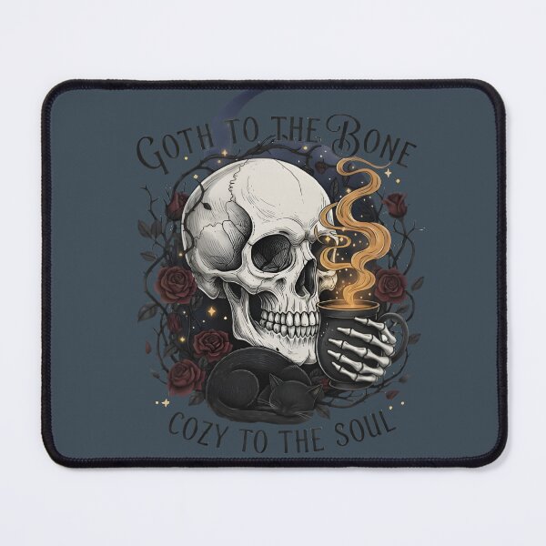 Item preview, Cozy Goth Skull Art designed and sold by Moodelier.