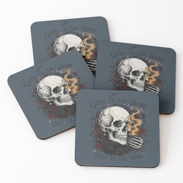Item preview, Cozy Goth Skull Art designed and sold by Moodelier.