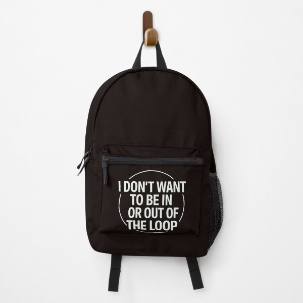 Item preview, I Don’t Want to Be In or Out of the Loop – Minimalist Typography Design designed and sold by FrameFlow.
