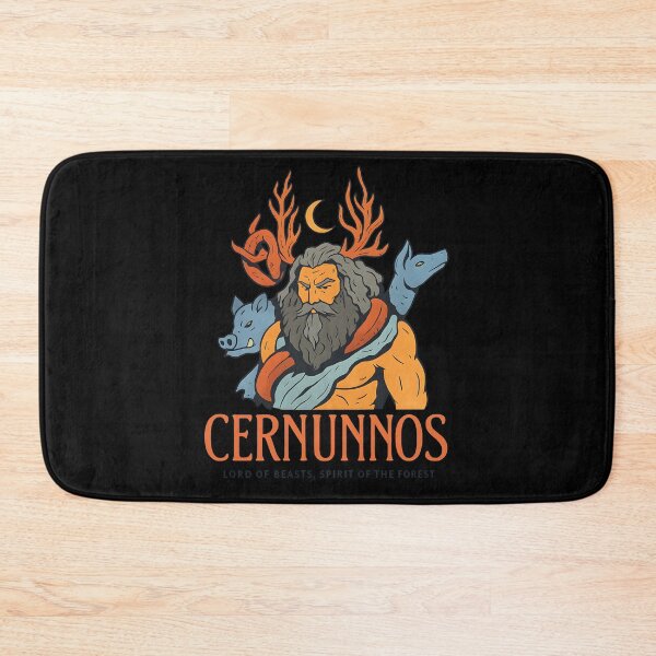 Item preview, Cernunnos Lord of Beasts Celtic Forest Spirit Mythology Pagan Design designed and sold by DrawHandArt.