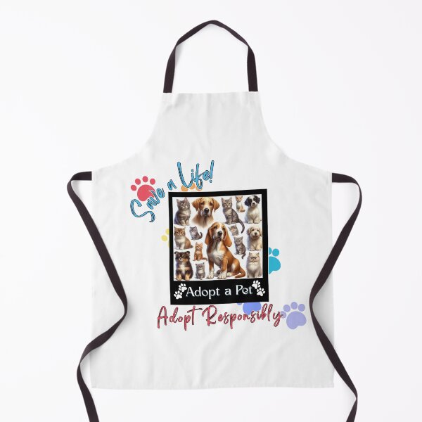 Item preview, Adopt a Pet Poster Save a Life Adopt Responsibly Cats and Dogs Design designed and sold by Myrtle Rose Designs.