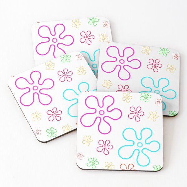 Item preview, SpongeBob Bikini Bottom Colorful Flowers Sky Texture designed and sold by DibujandoPorfa.