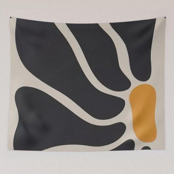 Item preview, Abstract Shapes in Black and Orange designed and sold by Zailyo.