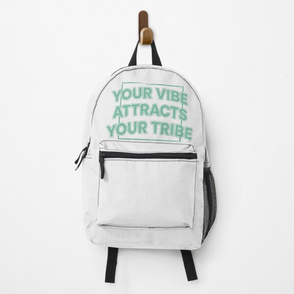 Item preview, Your Vibe Attracts Your Tribe Sticker – Aesthetic Pastel Positive Quote designed and sold by Momay-designer.