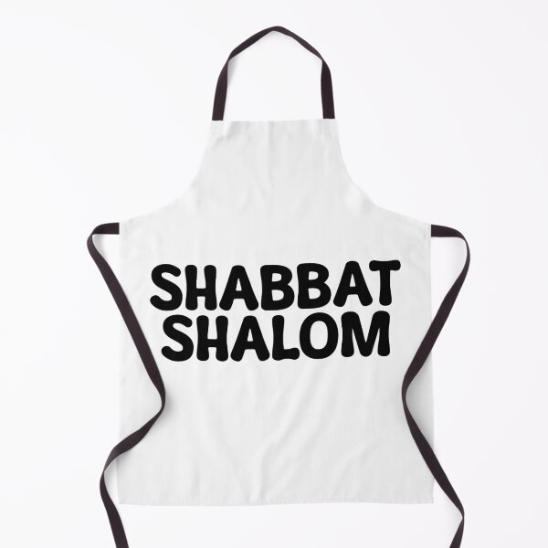 Artikelvorschau, Schabbat Schalom (schwarze Schrift) entworfen und verkauft von Simcha Vibes.