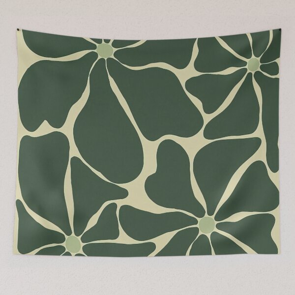 Item preview, Abstract Green Petals Pattern designed and sold by Zailyo.