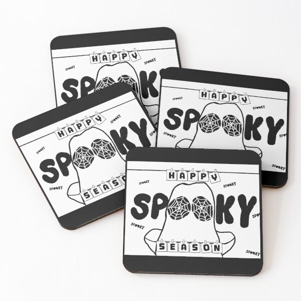 Item preview, Happy Spooky Season b&w designed and sold by Joyineverything.