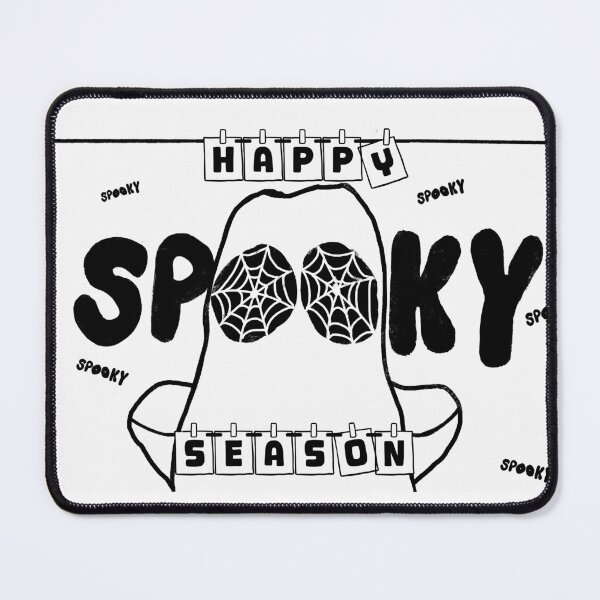 Item preview, Happy Spooky Season b&w designed and sold by Joyineverything.