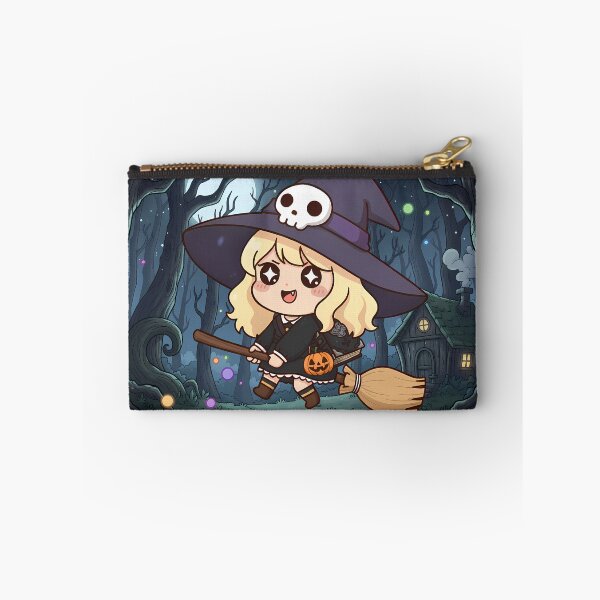 Item preview, Kawaii Witch with Skull Hat designed and sold by AtanichiStore.