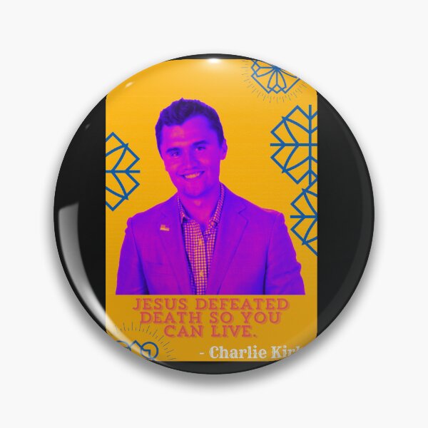 Item preview, Charlie Kirk: Neon Resurrection Statement designed and sold by FreeSpiritArt4U.