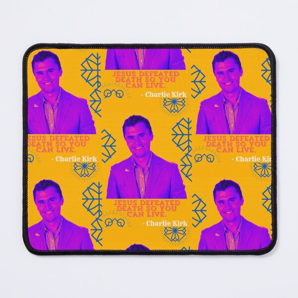Item preview, Charlie Kirk: Neon Resurrection Statement designed and sold by FreeSpiritArt4U.