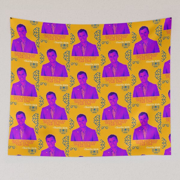 Item preview, Charlie Kirk: Neon Resurrection Statement designed and sold by FreeSpiritArt4U.