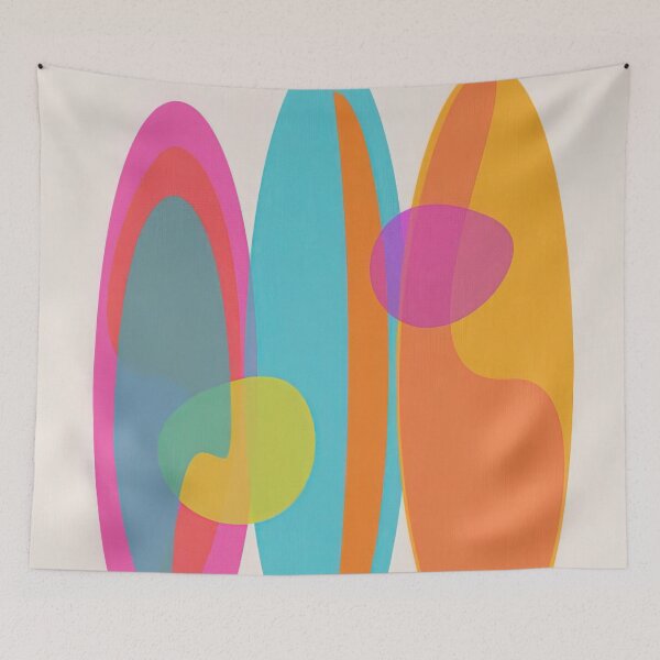 Item preview, Colorful Abstract Ovals designed and sold by Zailyo.