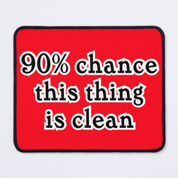 Item preview, 90% chance this shirt/thing/person is clean, red background designed and sold by mntimg.