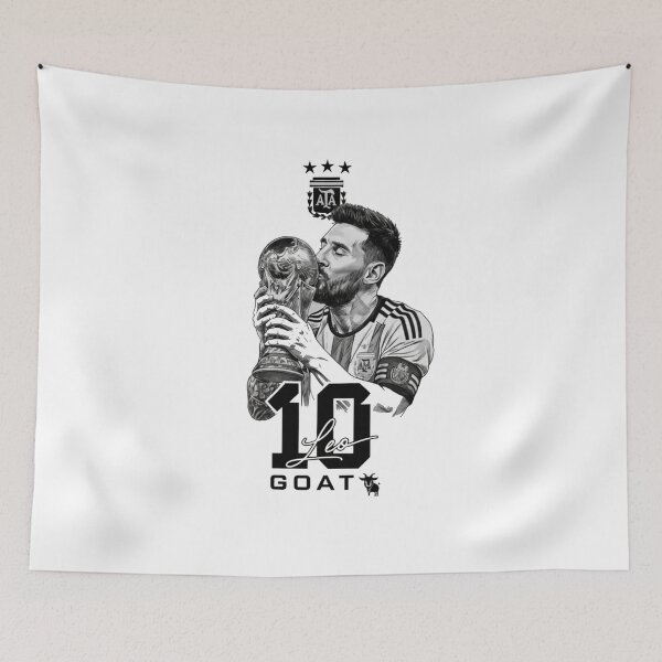 Item preview, Messi GOAT World Cup Champion designed and sold by medhach.
