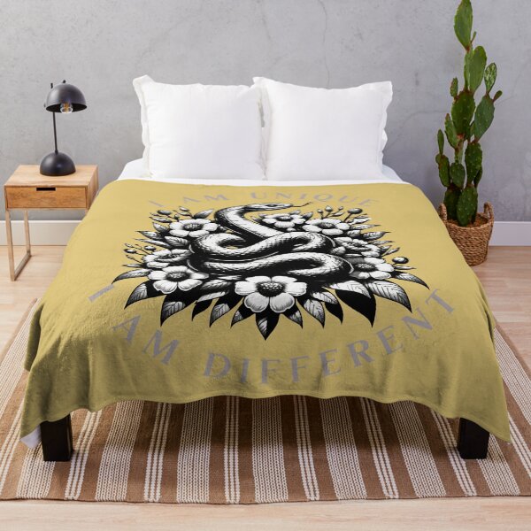 Item preview, snake with flowers designed and sold by wildforcedesign.