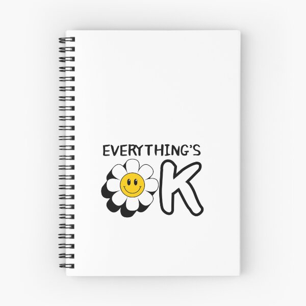 Item preview, Everything’s OK Quote with Flower | Positive Mental Health & Inspirational Design designed and sold by gracegordonoriginals.