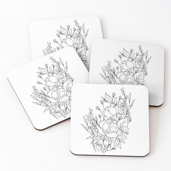 Item preview, Floral Line Art designed and sold by Ch21541.