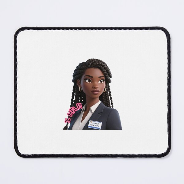 Item preview, Black Woman Licensed Clinical Social Worker LCSW designed and sold by EntrepreneurKid.