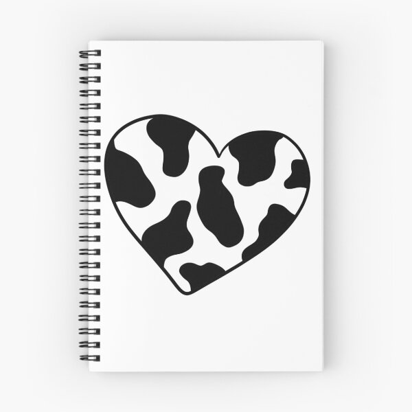 Item preview, Cow Print Heart | Trendy Black and White Animal Pattern Design designed and sold by Betty Poppa.