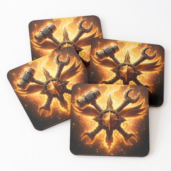 Item preview, Phoenix Forge: Blazing Artisan Crest designed and sold by DoctorFirefly.