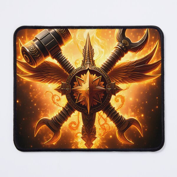 Item preview, Phoenix Forge: Blazing Artisan Crest designed and sold by DoctorFirefly.