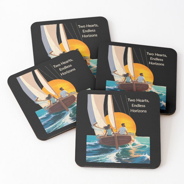 Item preview, Two Hearts, Endless Horizons - Sailing Design designed and sold by signshirtz.