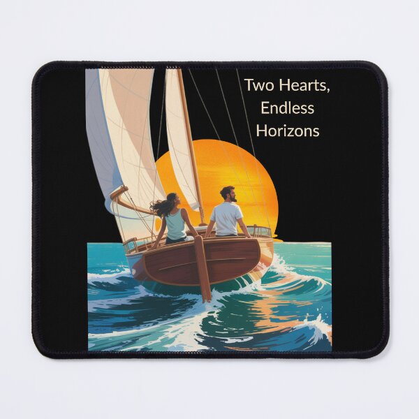 Item preview, Two Hearts, Endless Horizons - Sailing Design designed and sold by signshirtz.